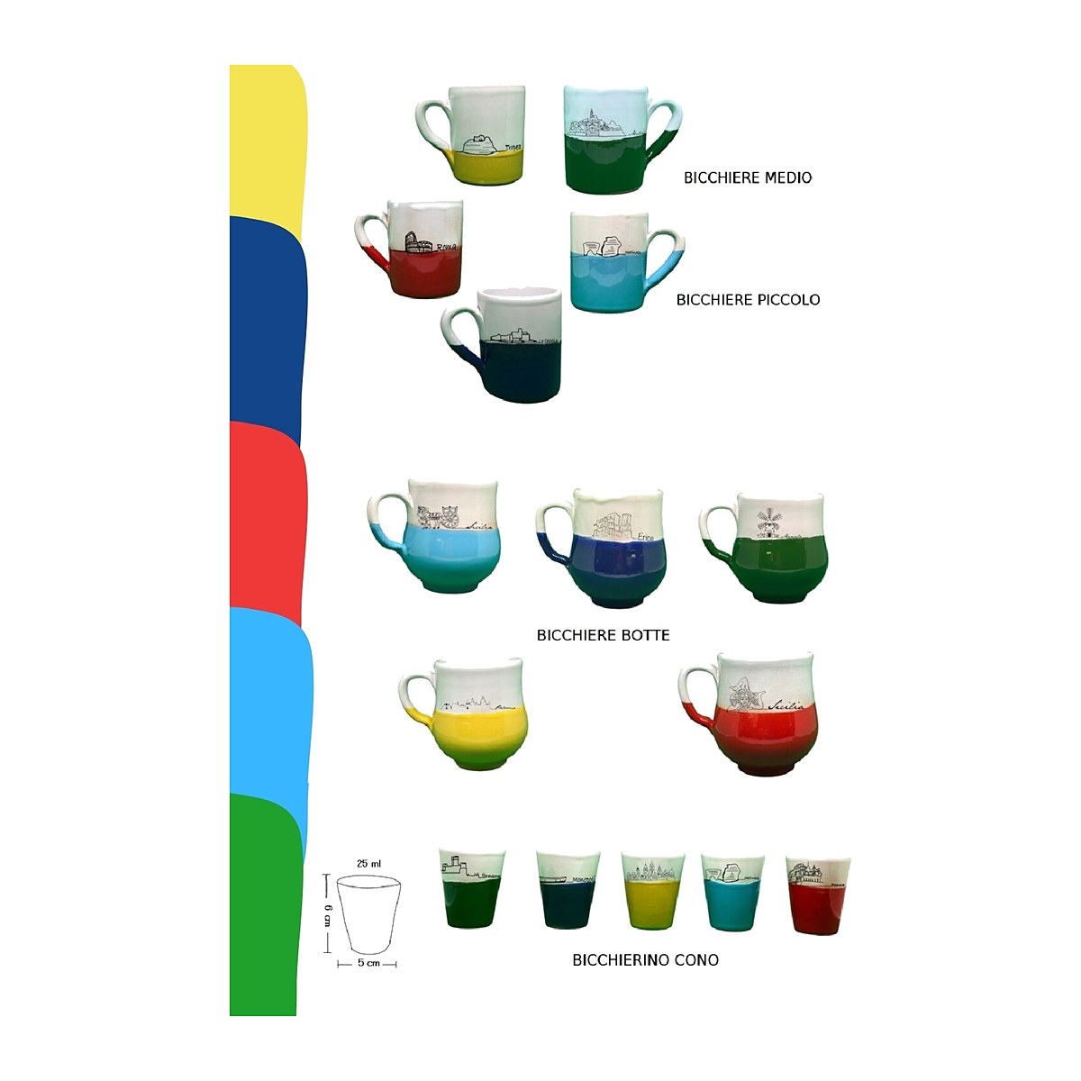 Bicchieri, boccali e mug in ceramica - immagine 2