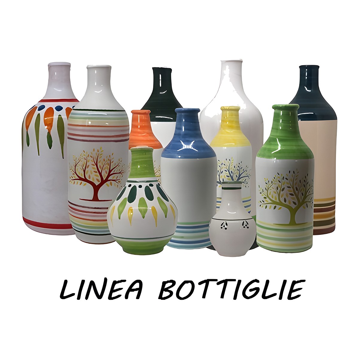 Bottiglie e orcetti in ceramica - immagine 12