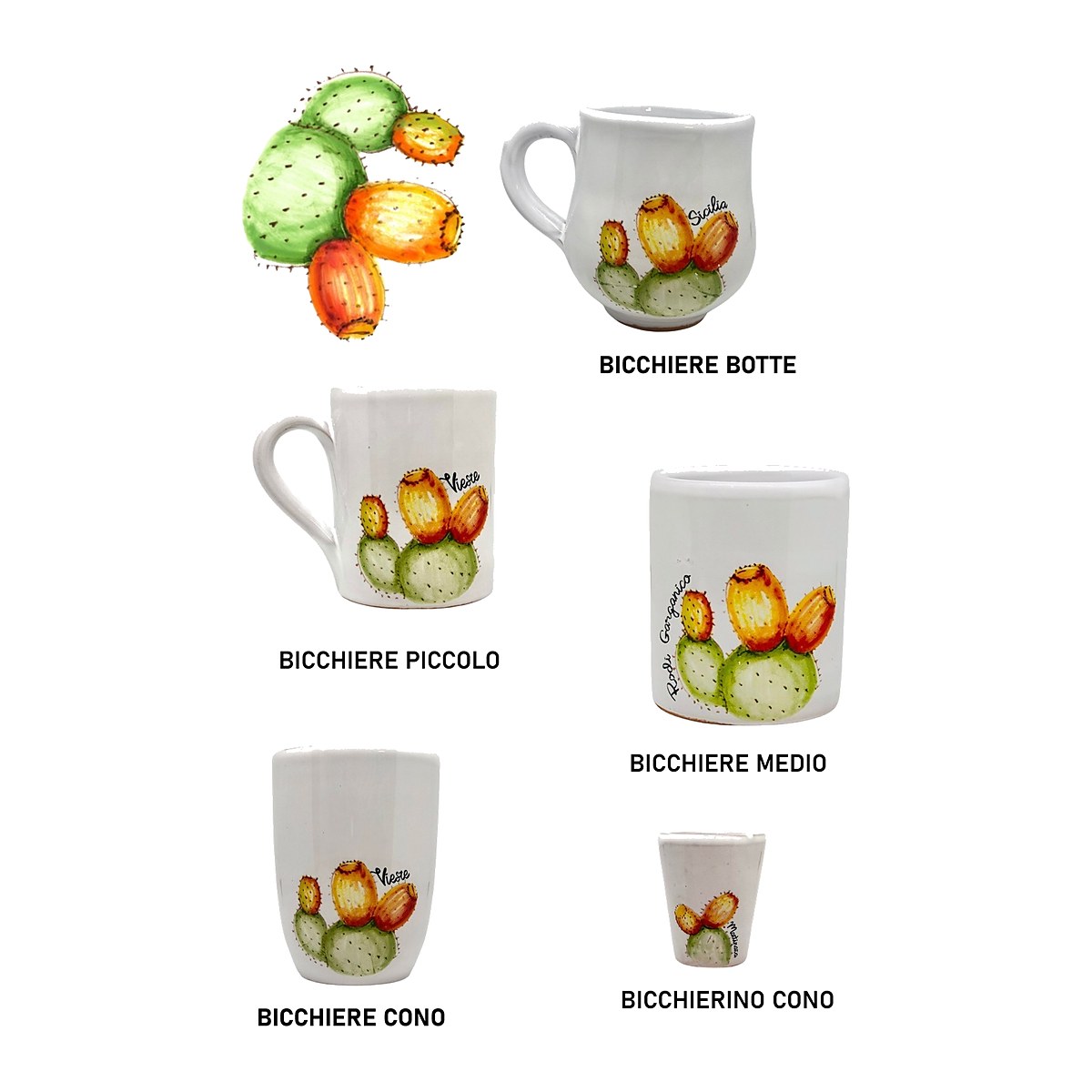 Bicchieri, boccali e mug in ceramica - immagine 3