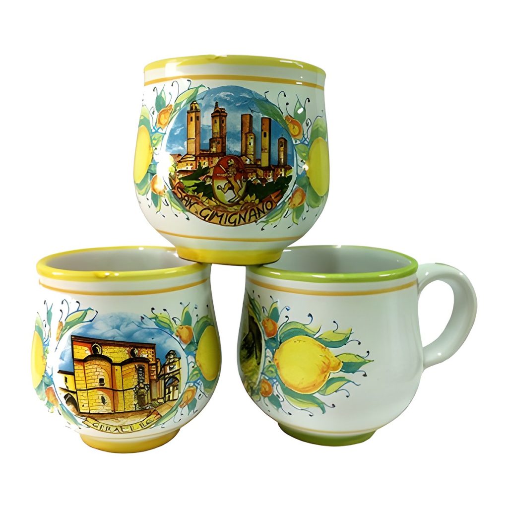 Bicchiere botte in ceramica