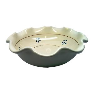 Coppe, coppette e sperlunghe in ceramica - Coppa media ondulata
