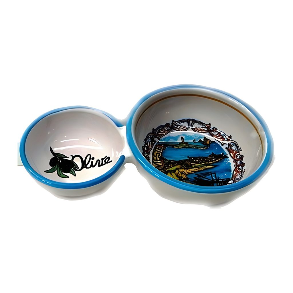 Coppetta porta olive in ceramica