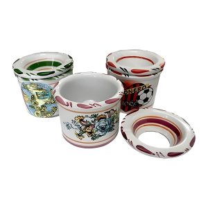 Posacenere in ceramica - Posacenere antivento