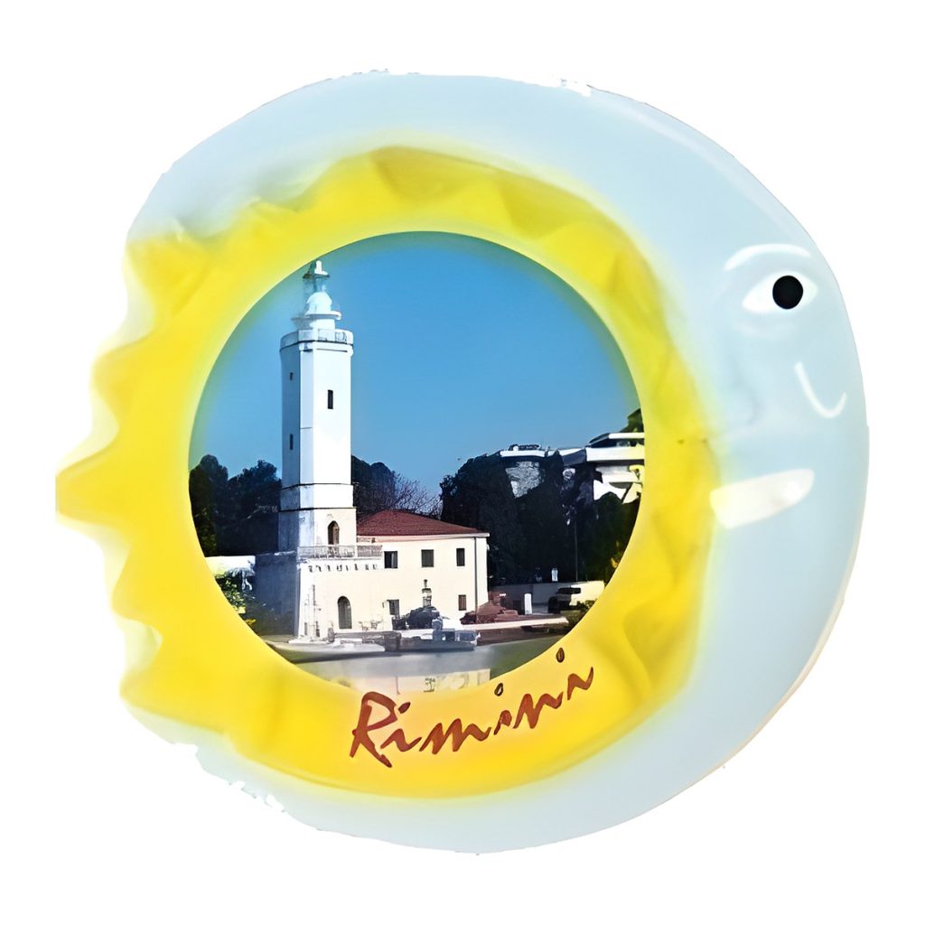 Calamita in resina sole luna