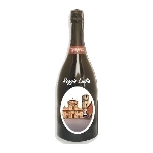 Calamita in resina bottiglia lambrusco