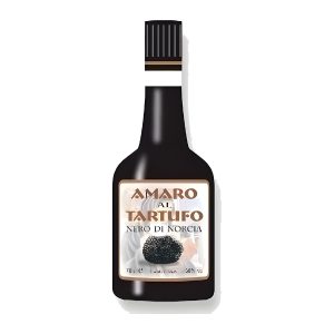 Calamita in resina bottiglia amaro al tartufo