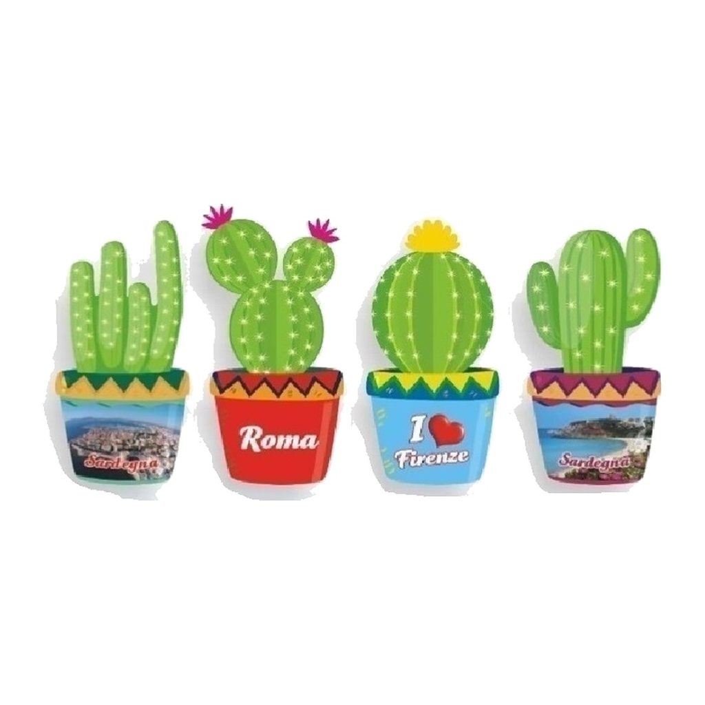 Calamita in resina cactus