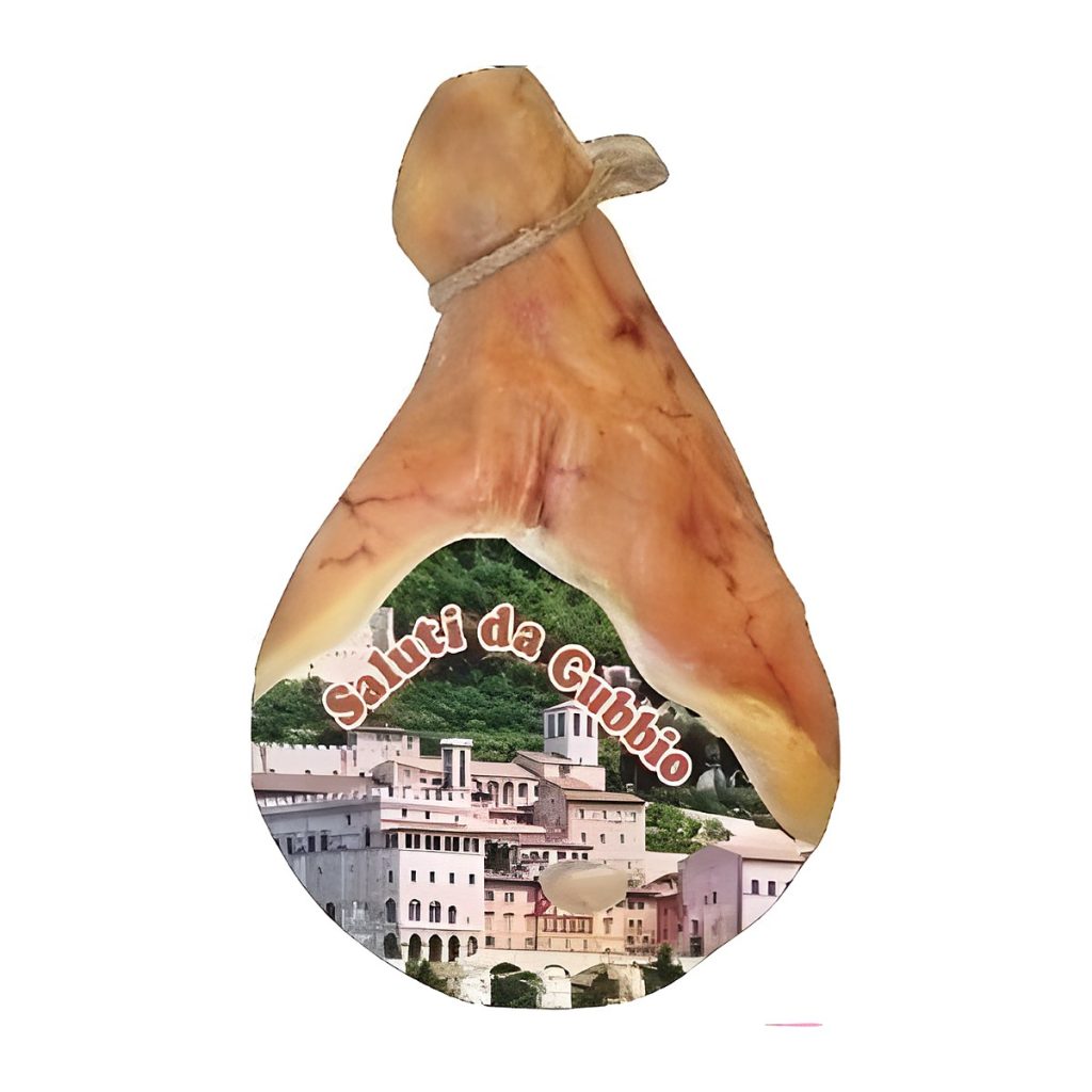 Calamita in resina prosciutto