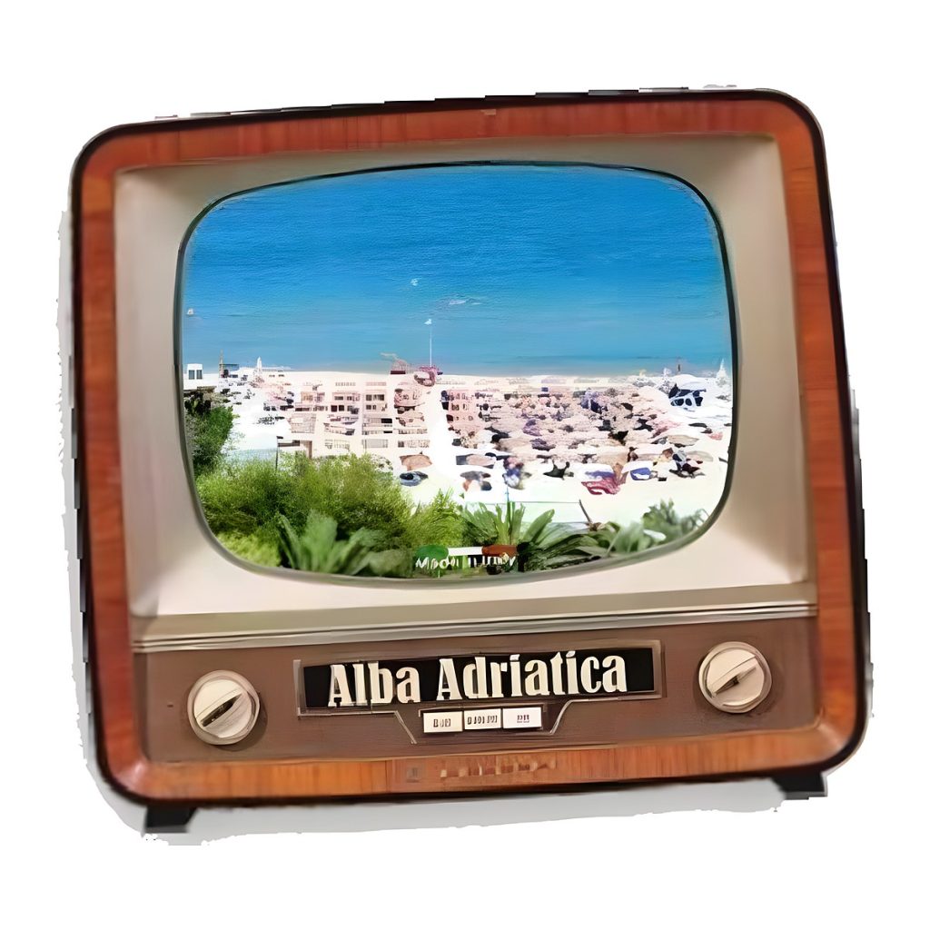 Calamita in resina televisore