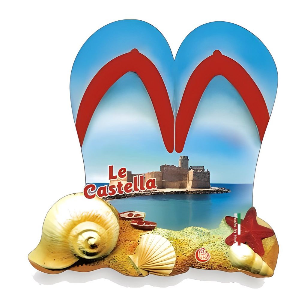 Calamita in resina ciabatte