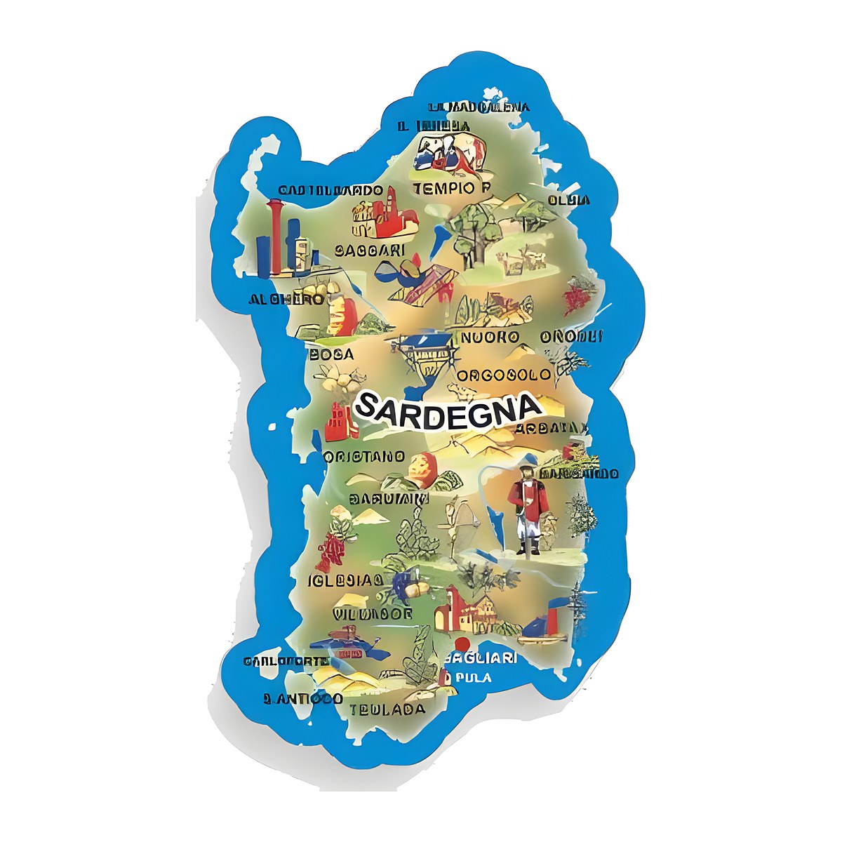 Calamita in resina Sardegna