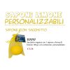 A forma di limone 100 g, in sacchetto di organza