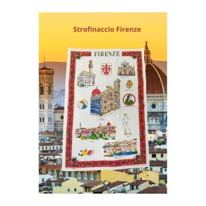 Strofinacci in cotone pronti - Firenze colorata