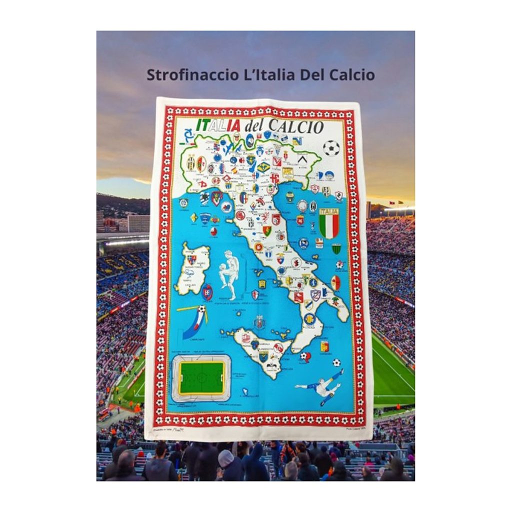 Strofinaccio in cotone Italia del calcio