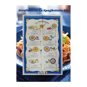 Strofinacci in cotone pronti - La spaghettata blu