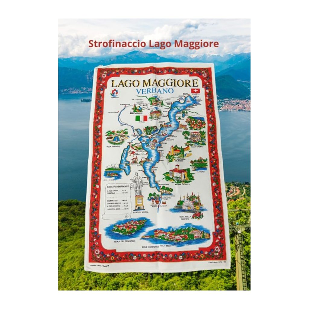 Strofinaccio in cotone Lago Maggiore