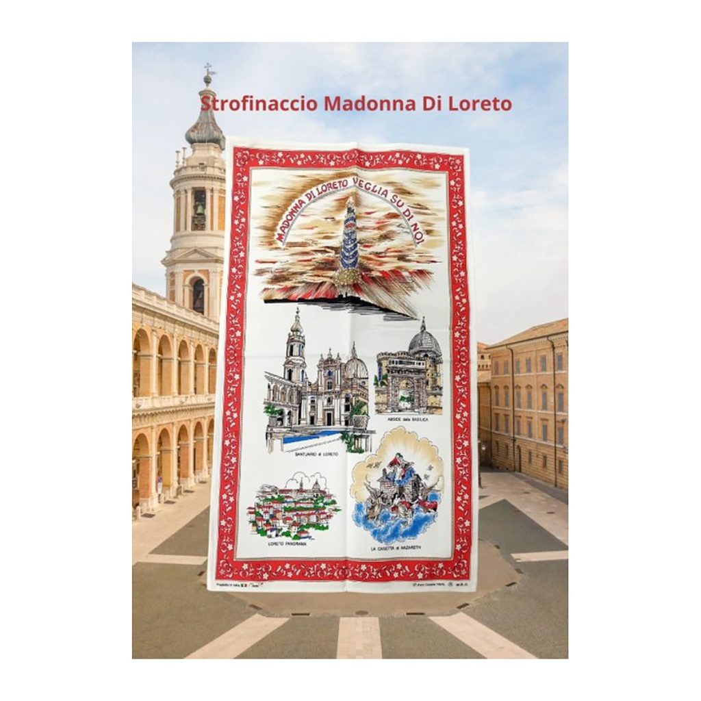 Strofinaccio in cotone Madonna di Loreto
