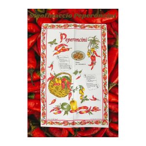 Strofinacci in cotone pronti - Peperoncino